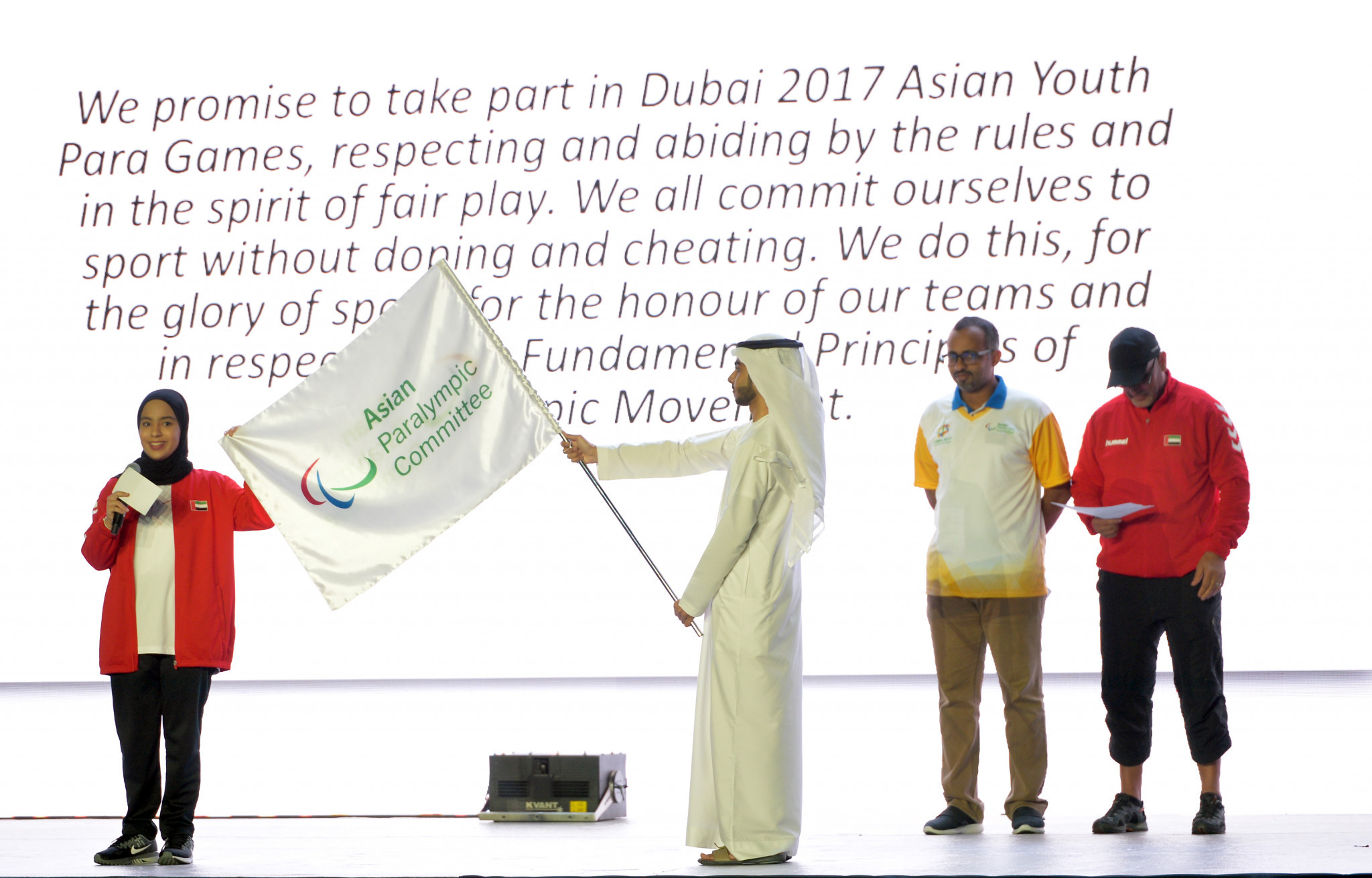 Asian Youth Para Games 2017 are formally opened in Dubai with a parade of 800 athletes