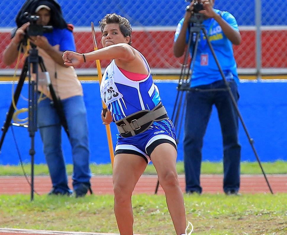 Olivia Dalila Rugama Carmona of Nicaragua broke the Central American Games record to secure the women's javelin gold medal ©Managua 2017