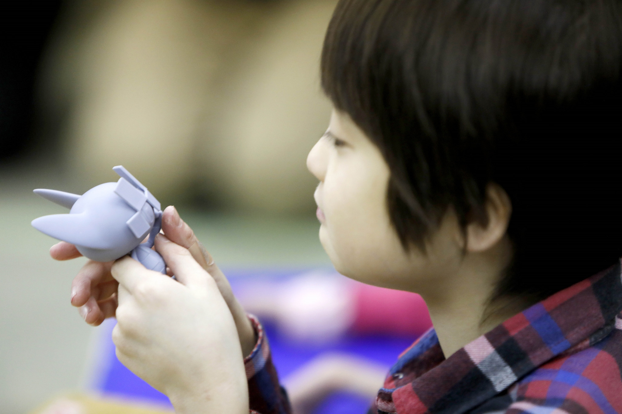 Models have been created to allow children with visual impairment to become part of the voting process ©Tokyo 2020
