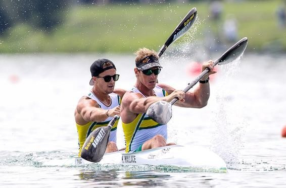 Australia's Ken Wallace and Lachlan Tame came out on top in the men’s K2 500m final