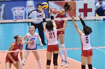 Russia squeezed past hosts Japan on the second day of action at the FIVB Women's World Cup ©FIVB