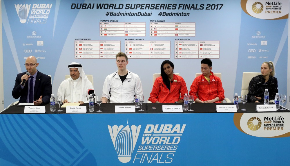 The draw for the World Superseries Finals in Dubai has been held prior to the first day of competition tomorrow ©BWF