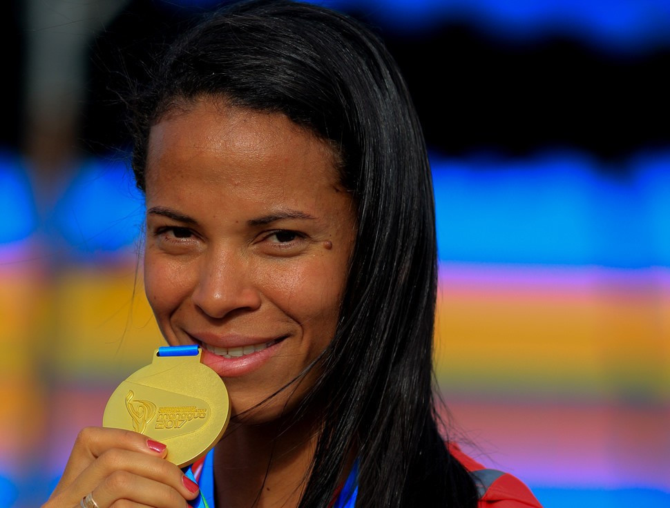 Panama’s Andrea Ferris earned women’s 800 metres gold ©Managua 2017