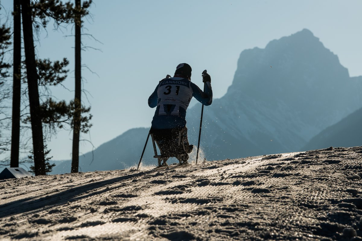 Cross-country competition drew to a close with long distance races in Canmore ©Twitter/Para Nordic
