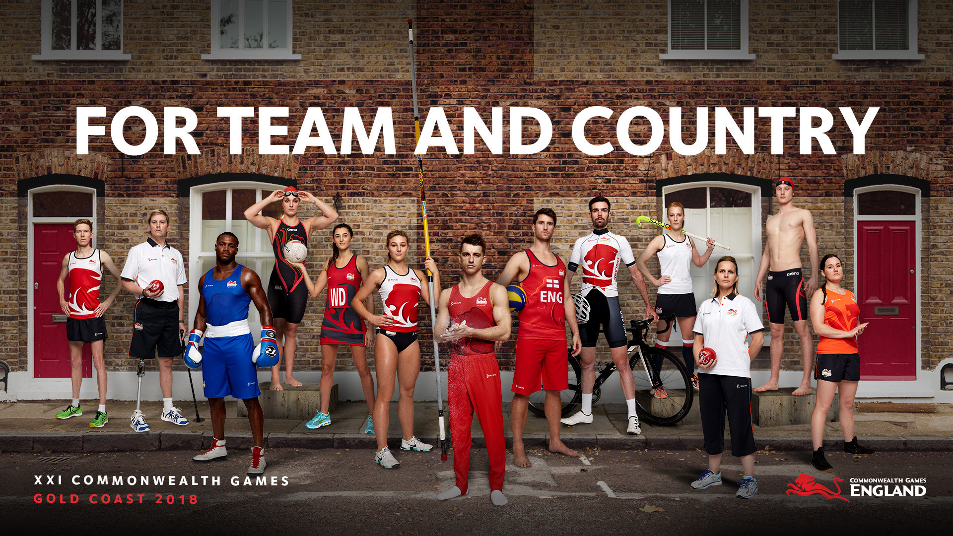 Commonwealth Games England have unveiled their team kit for Gold Coast 2018 ©CGE
