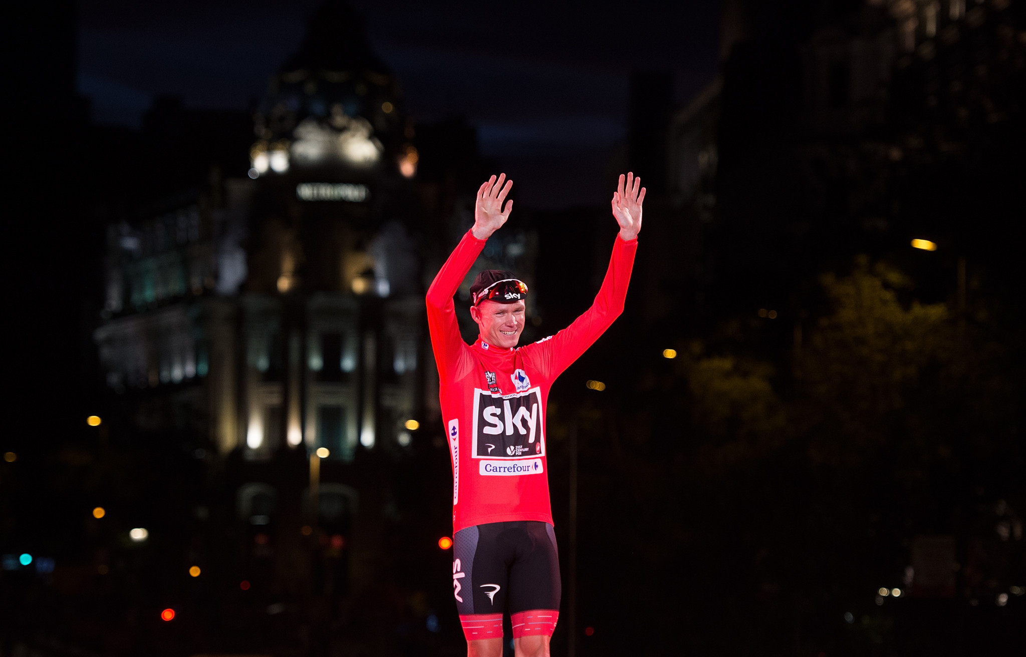 Chris Froome has been asked to provide information following an abnormal drug test at the Vuelta a Espana ©Getty Images