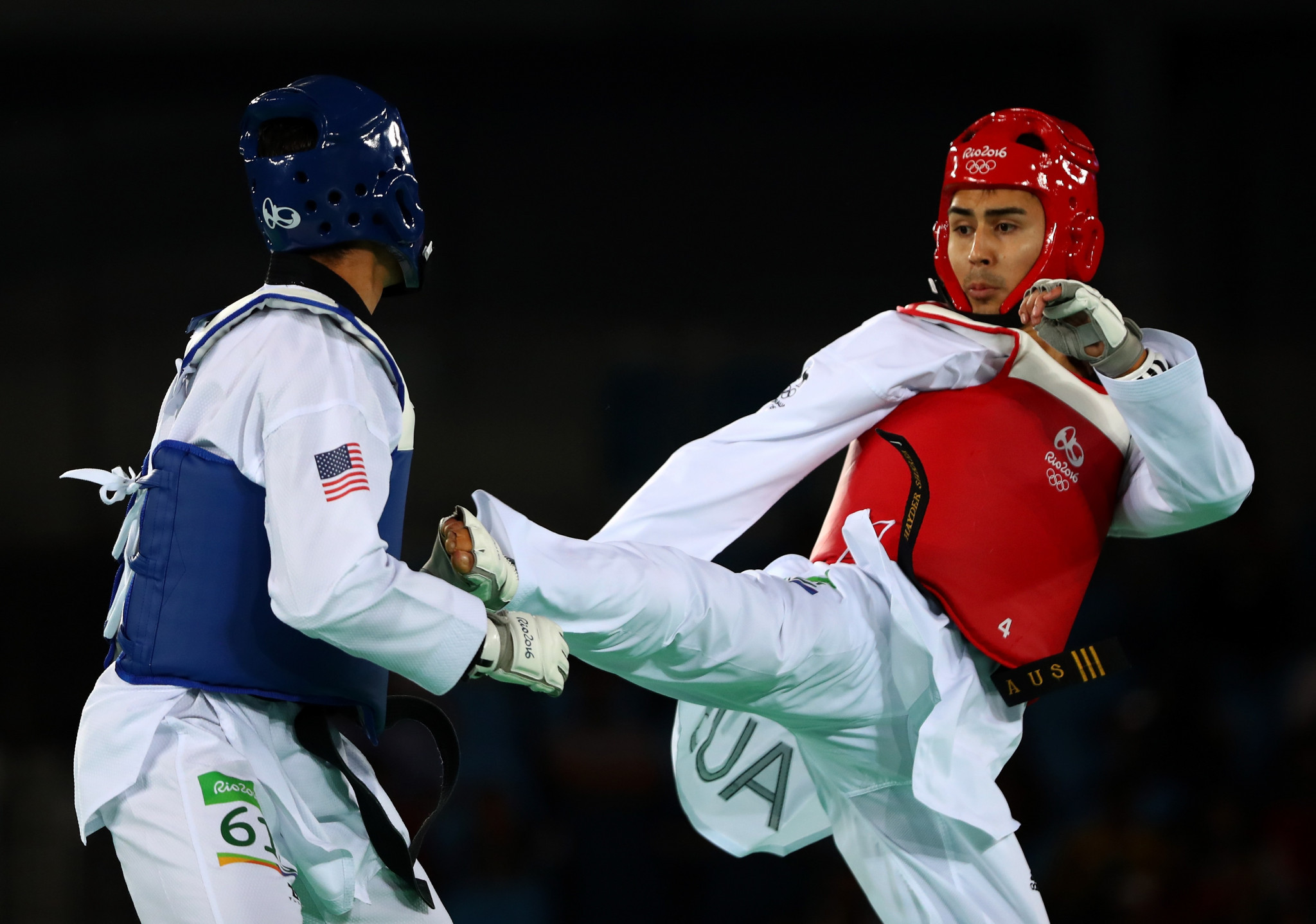 Hayder Shkara was one of four athletes that represented Australia in taekwondo at the Rio 2016 Olympic Games ©Getty Images