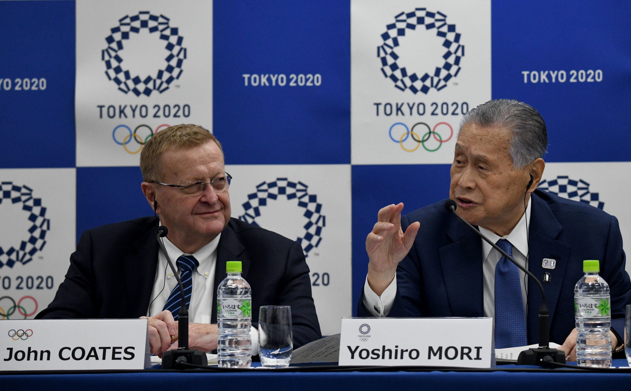 Yoshirō Mori stated an agreement was in place for the relocation of a fish market required for a ring road to begin next October ©Getty Images