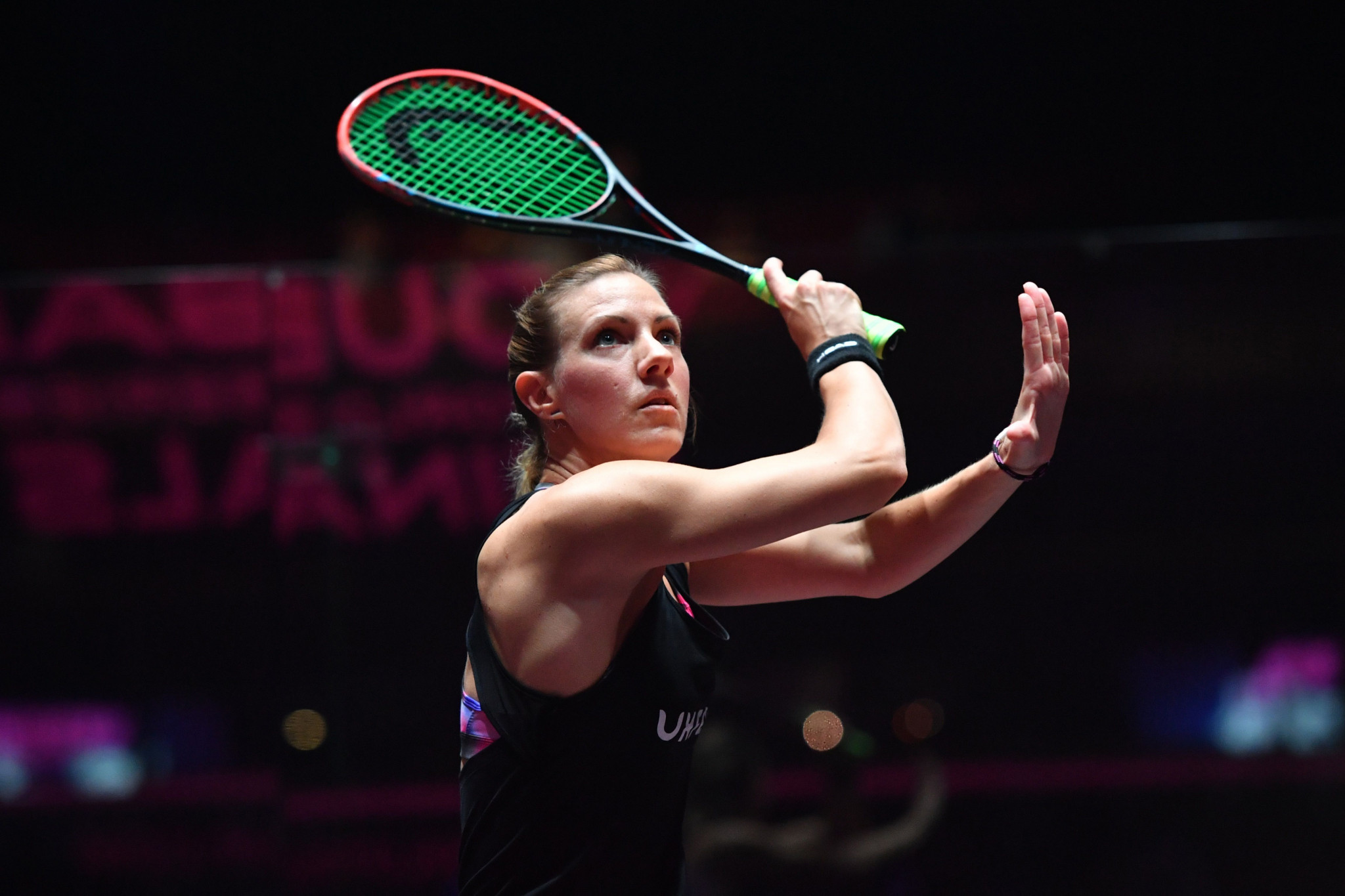 Laura Massano was a shock exit in Manchester having been beaten by Wales' Tesni Evans ©Getty Images
