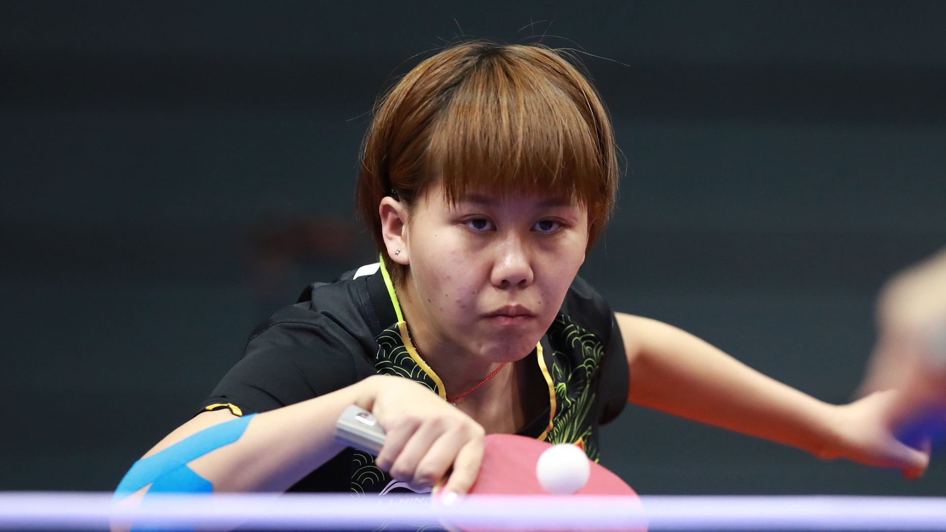 Chen Xingtong was one of three Chinese players to safely progress through to the women’s singles quarter-finals on the opening day of the ITTF World Tour Grand Finals in Astana ©ITTF/Rémy Gros