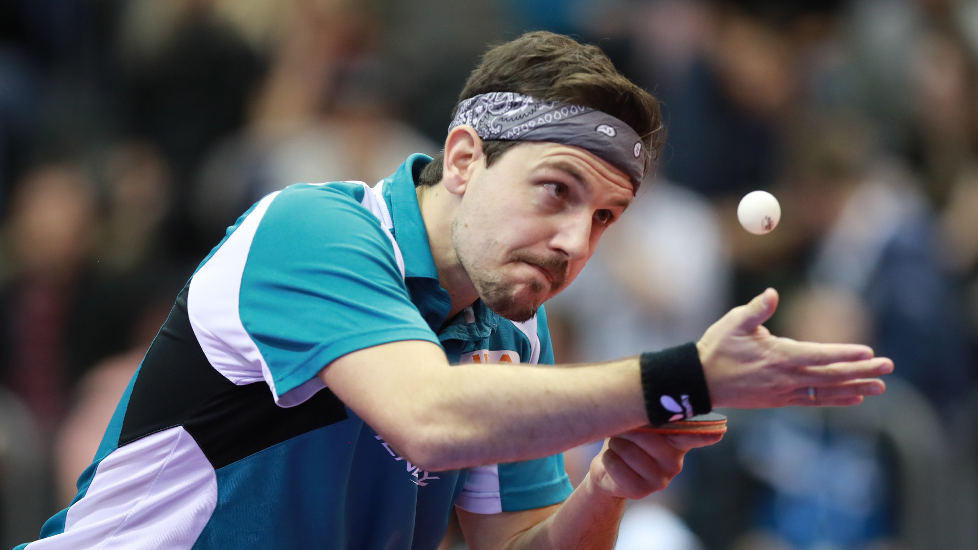 Germany’s Timo Boll came from behind to oust Japan’s Yuya Oshima from the men's singles competition ©ITTF/Rémy Gros