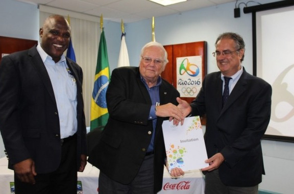 A ceremony has been held to officially welcome Barbados to Rio 2016