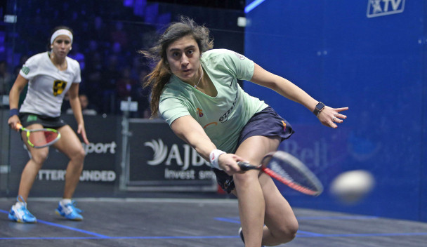 Nour El Sherbini, the two-time reigning world champion, dropped just 14 points in reaching the women's semi-finals ©PSA