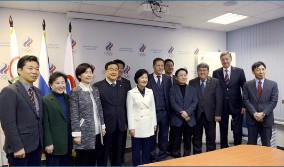 A delegation from South Korea's National Assembly has visited the Russian Olympic Committee headquarters ©ROC