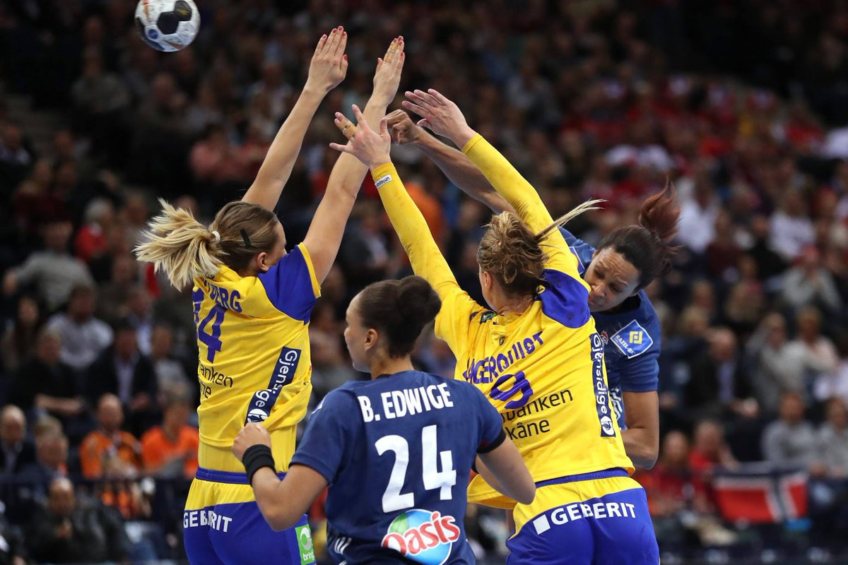 France edged Sweden in today's second semi-final ©IHF/Twitter
