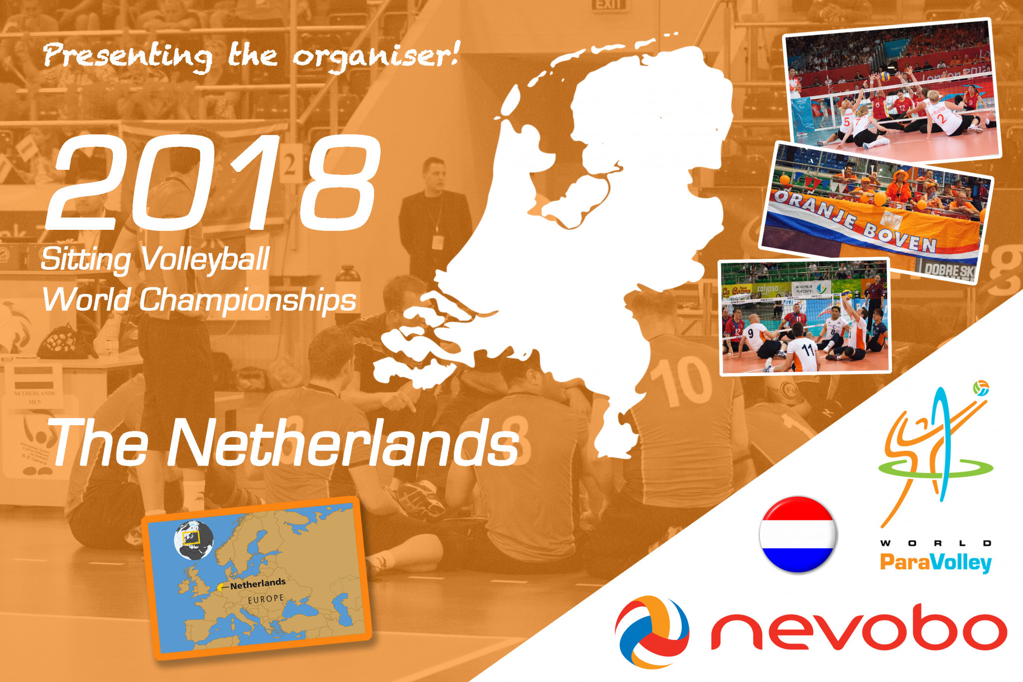 The Netherlands will host the 2018 WPV World Championships in July ©WPV