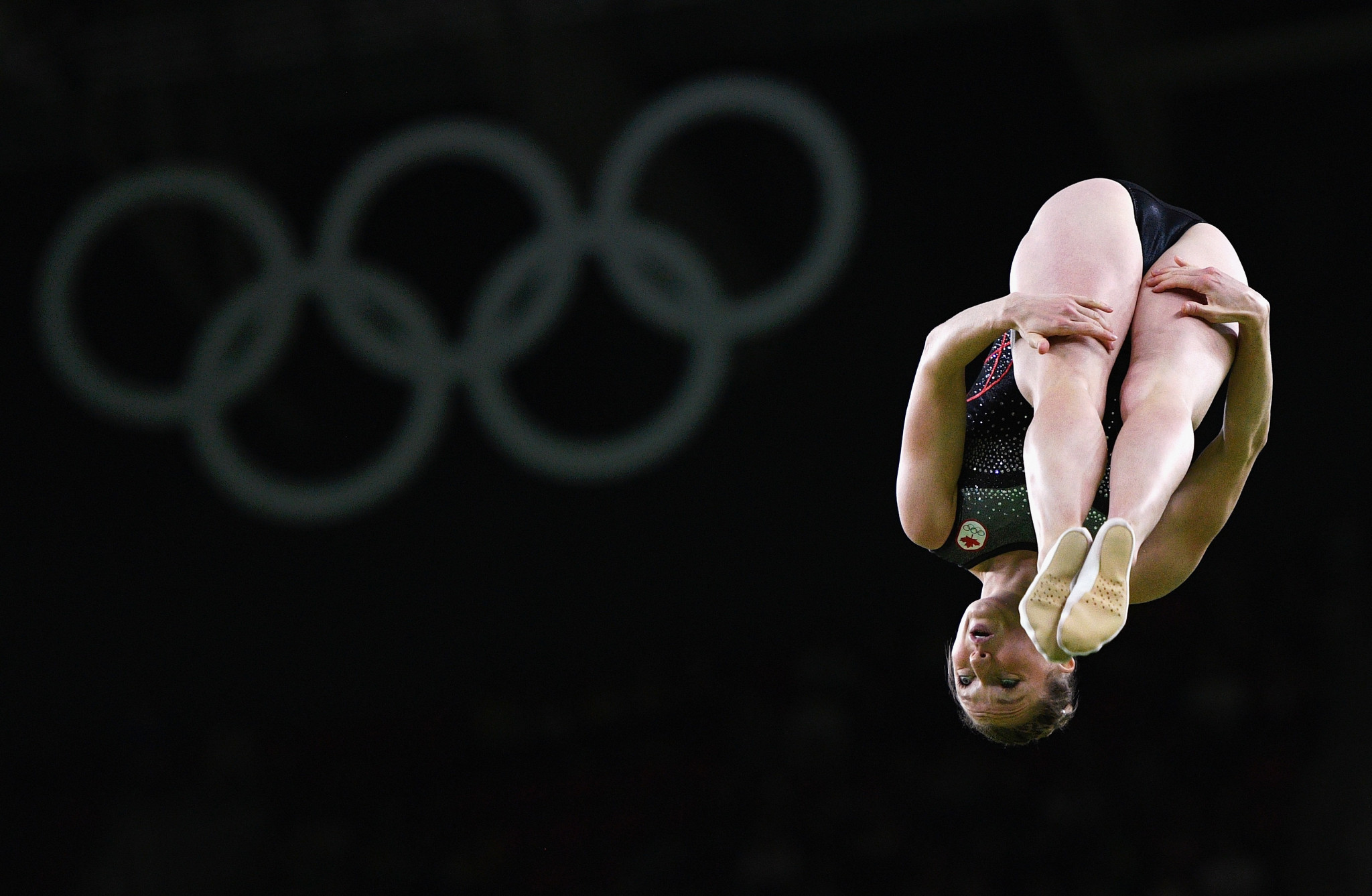 Canada's Rosie MacLennan won the women's trampoline gold medal at the Rio 2016 Olympic Games ©Getty Images