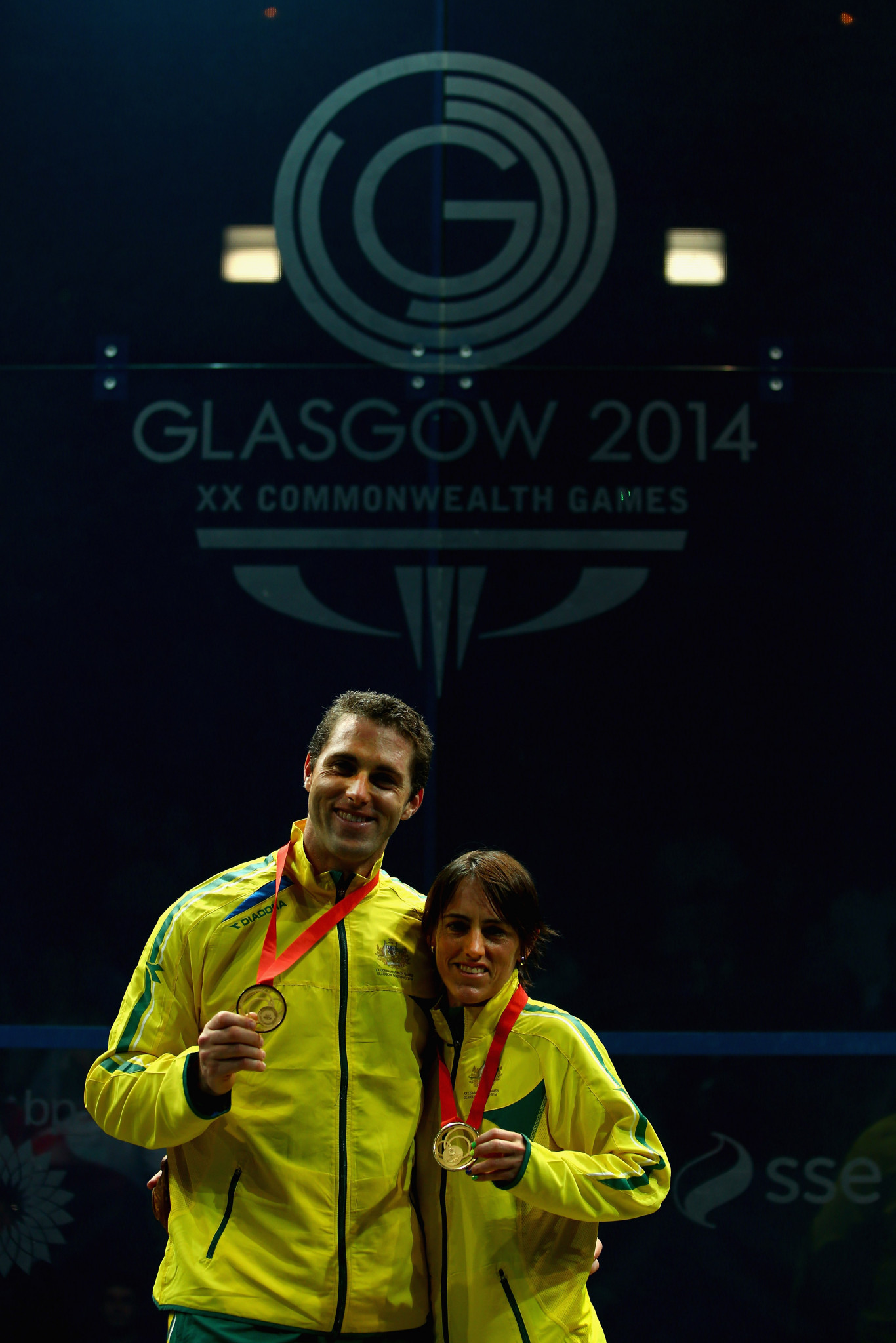 David Palmer and Rachael Grinham won mixed doubles gold at Glasgow 2014 ©Getty Images