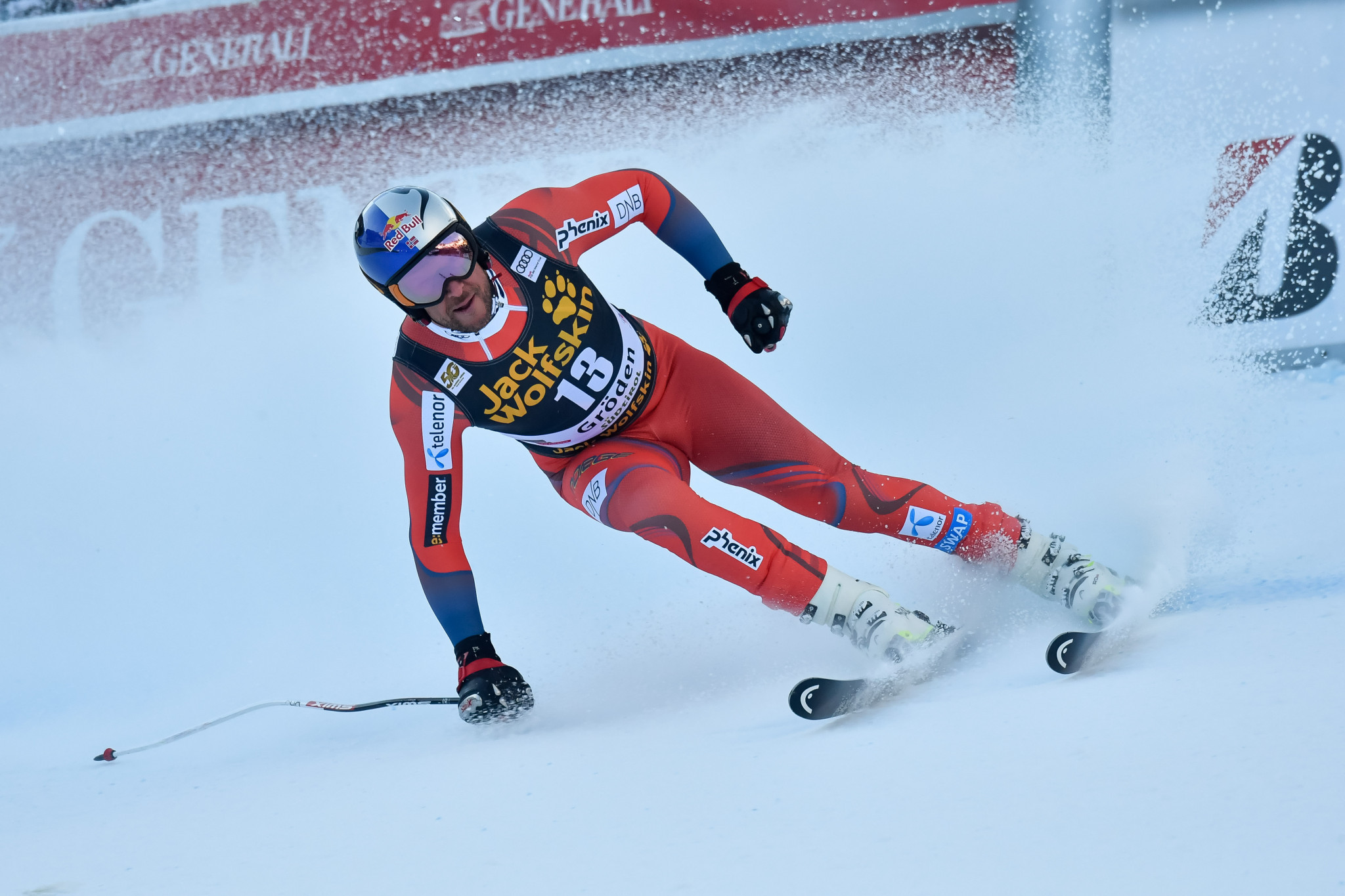 Norway's Aksel Lund Svindal won today's men's downhill event in Val Gardena ©Getty Images