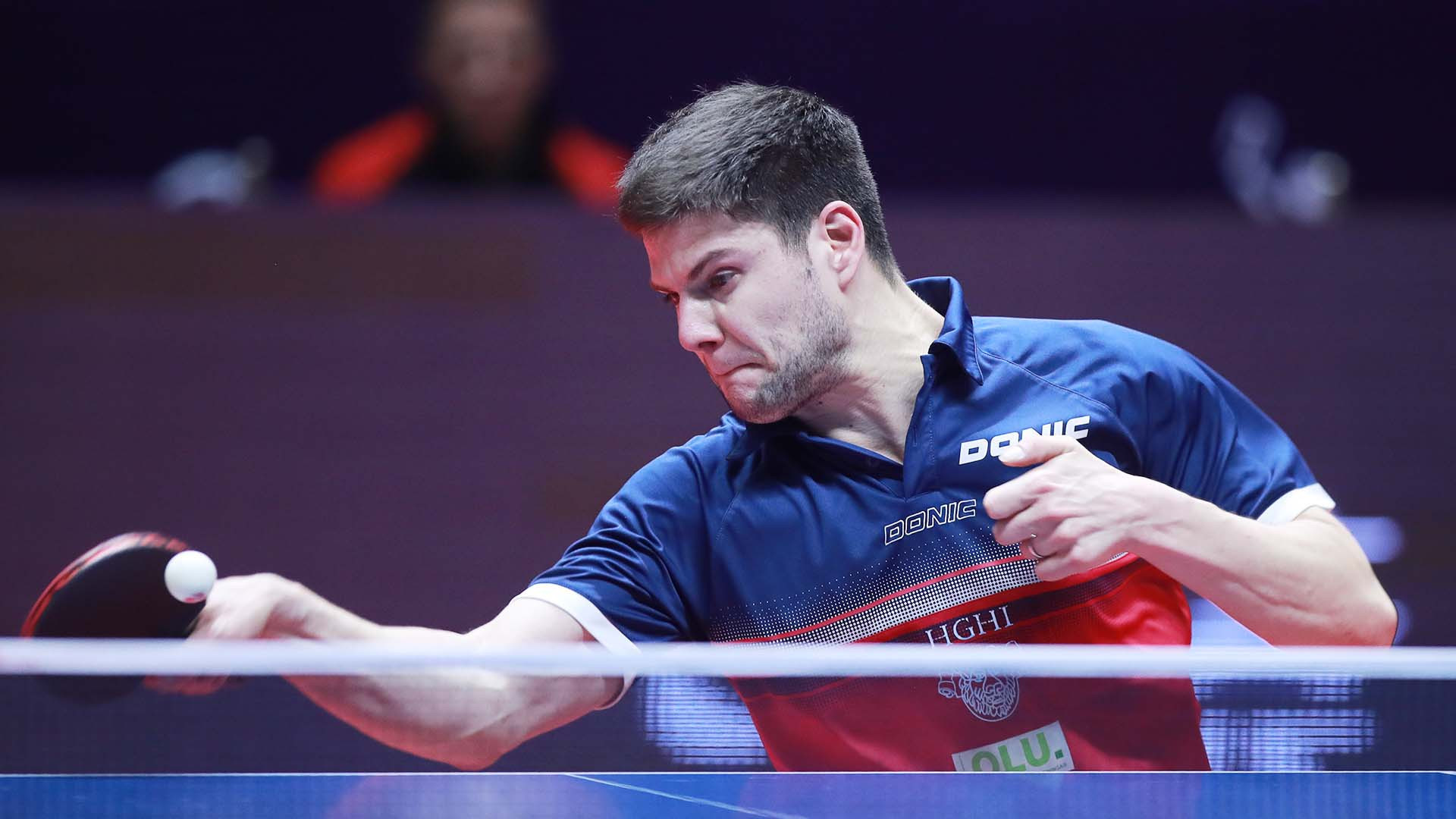 Top seed Dimitrij Ovtcharov of Germany came through both his matches today to book a place in the men’s singles gold medal match at the ITTF World Tour Grand Finals in Astana ©ITTF/Rémy Gros