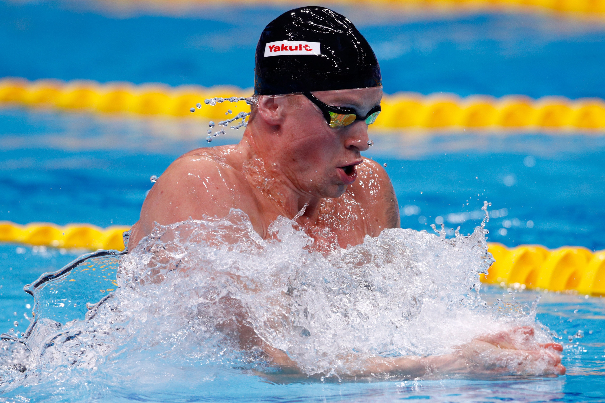 Great Britain's Adam Peaty narrowly missed out on the men's 100m breaststroke world record ©Getty Images