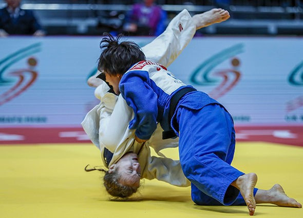 Funa Tonaki added to her World Championship gold with a gold at the Masters in Saint Petersburg ©IJF