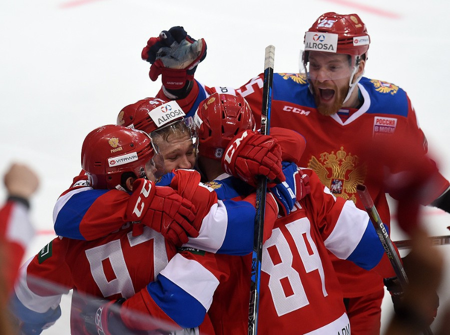 Russia's men's ice hockey team recently won the Channel One Cup in Moscow ©RIHF
