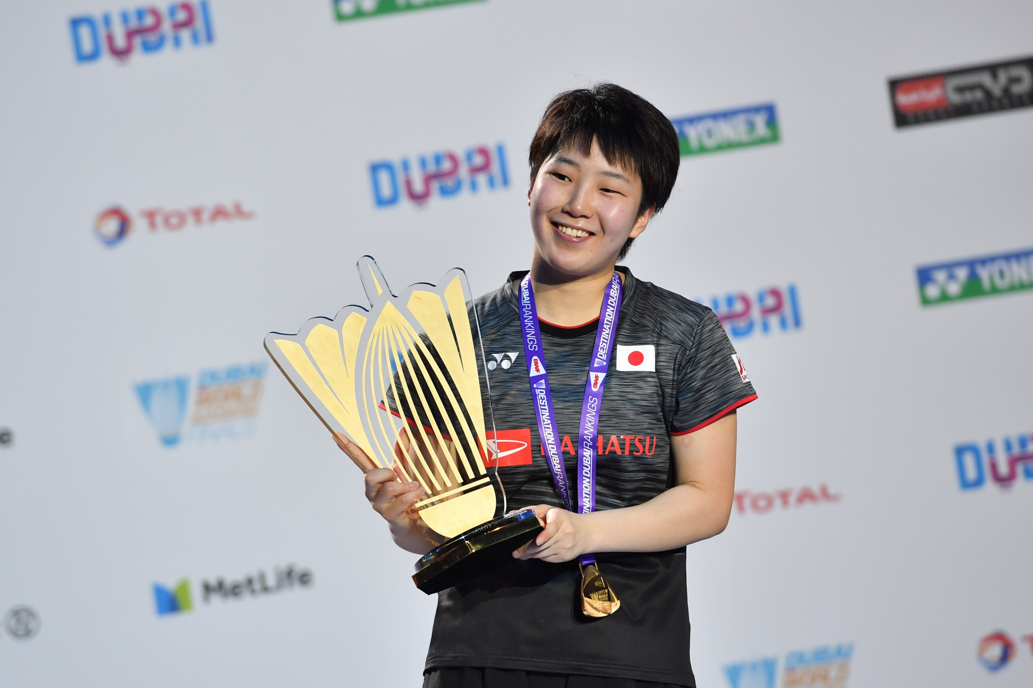 Akane Yamaguch produced an amazing comeback to take the BWF Super Series Finals women's singles title ©Getty Images