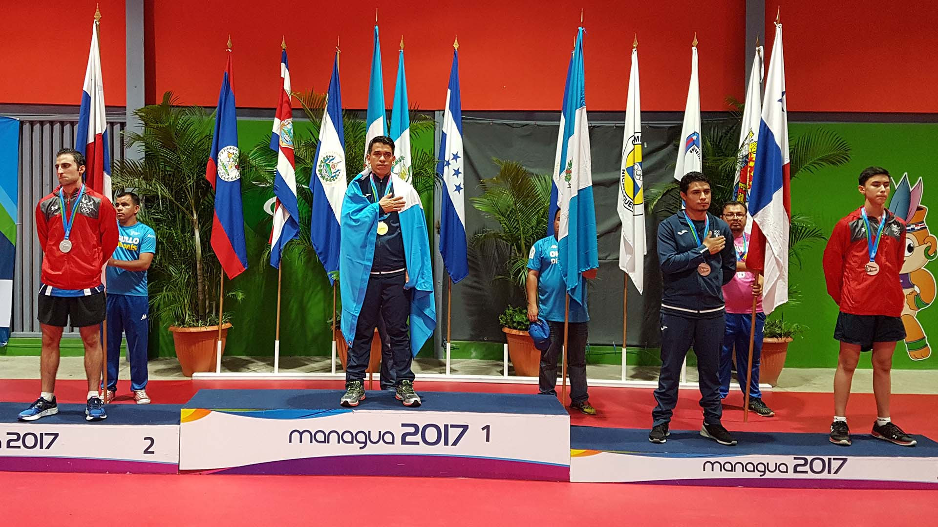 Hector Gatica helped stretch Guatemala's lead at the top of the medals table with victory in the men's table tennis ©ITTF
