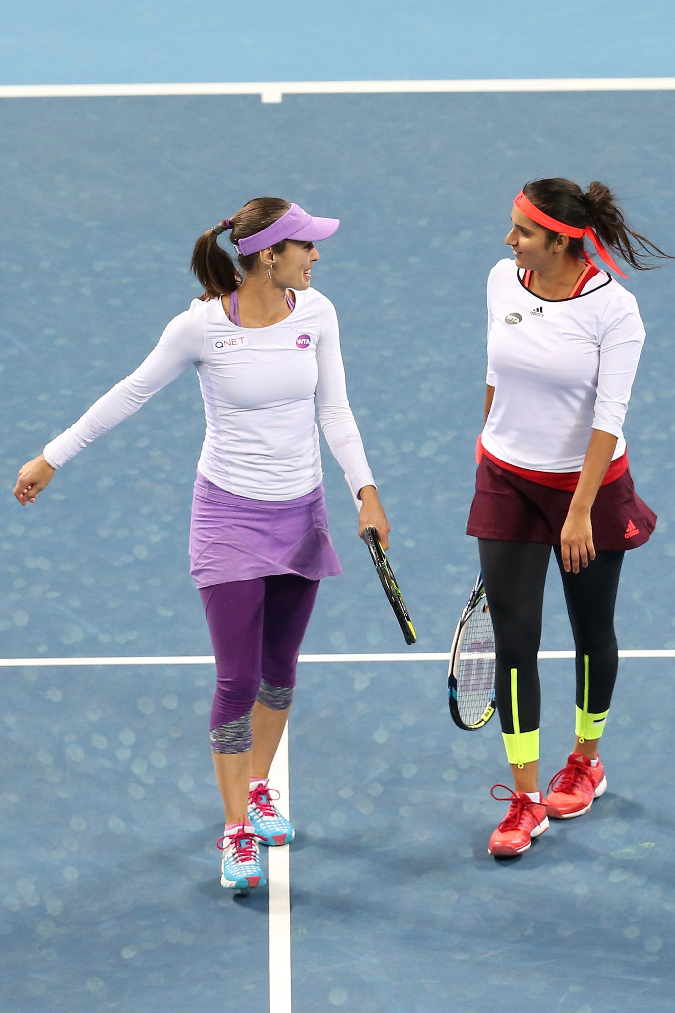 Chan Yun-Jan and Martina Hingis won the women's doubles award ©Getty Images