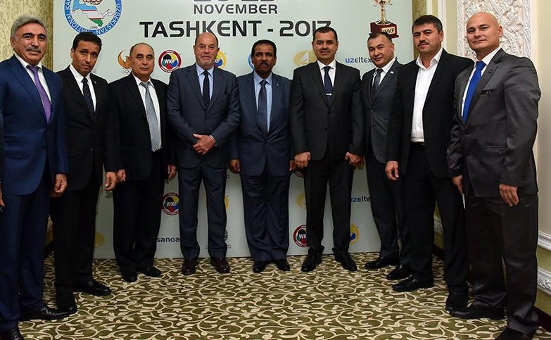 World Karate Federation President Antonio Espinós visited Uzbekistan to discuss the future of the sport in the central-Asian nation ©WKF