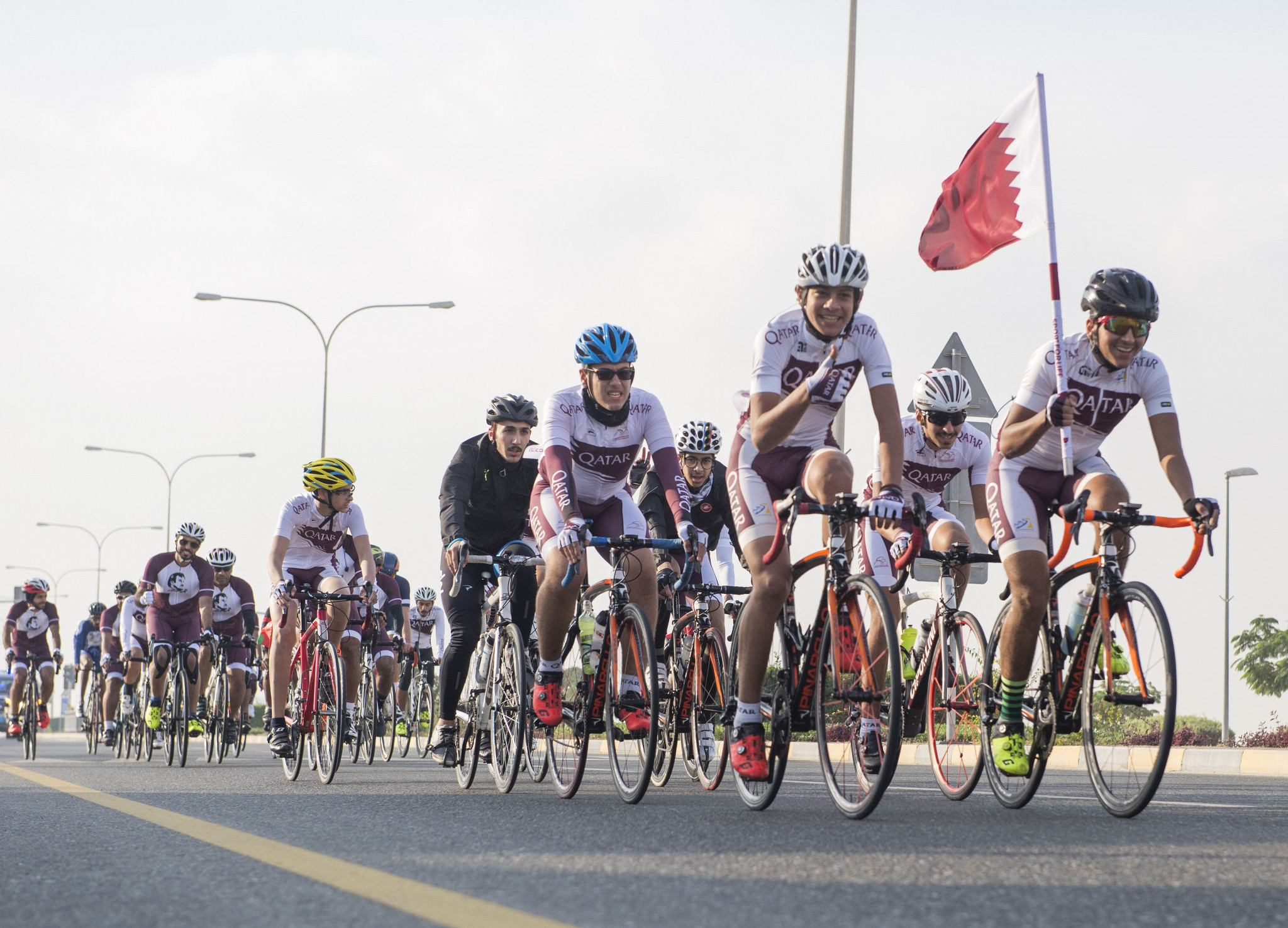 Qatar Olympic Committee organise flag relay to celebrate country's National Day