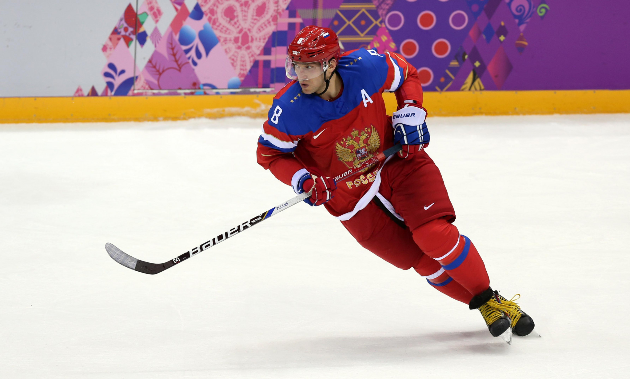 Russian symbols, like the eagle on the ice hockey's team jerseys at Sochi 2014, will not be allowed on any kit worn by athletes representing 