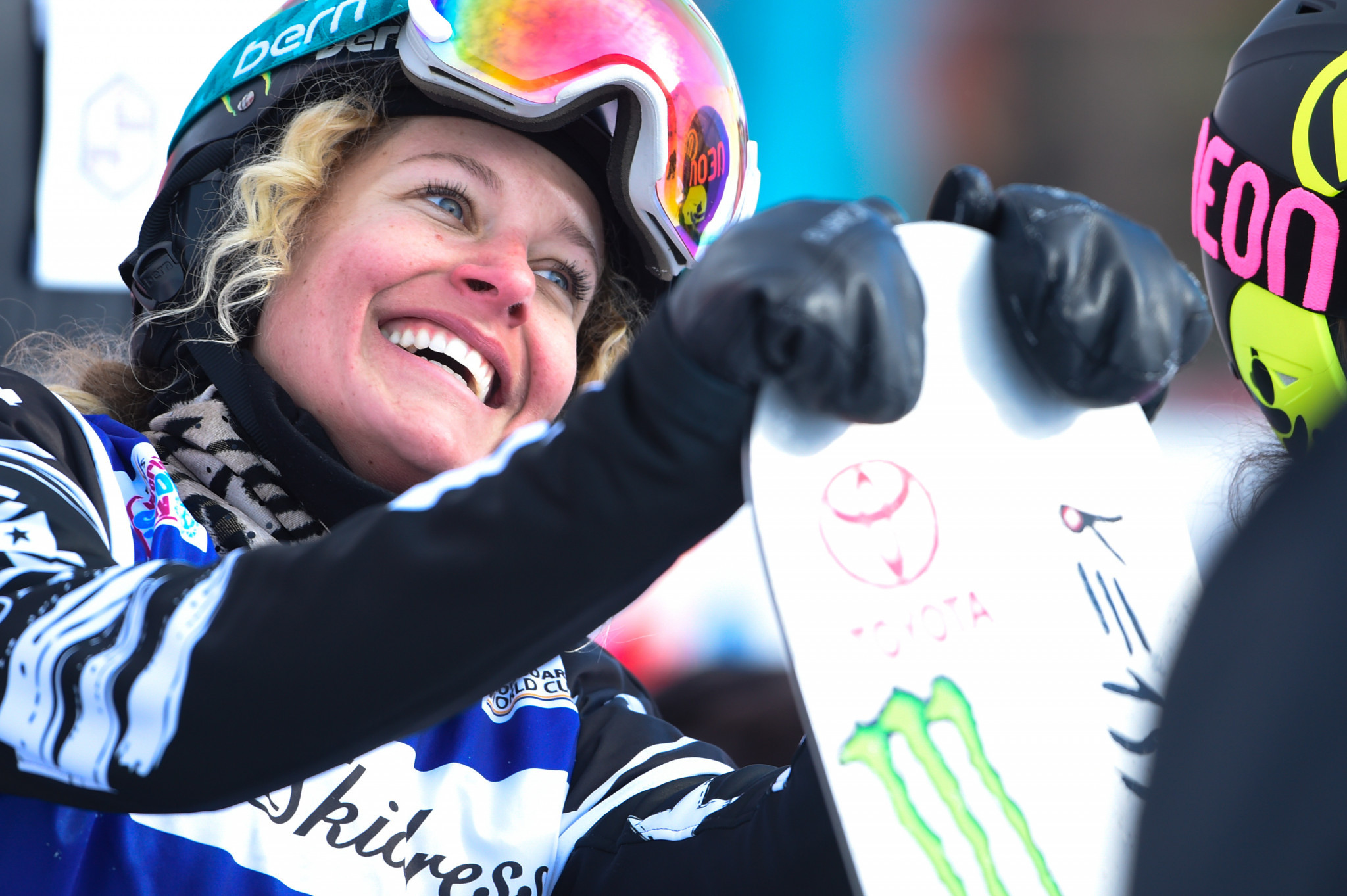 Lindsey Jacobellis will be hoping to extend her lead at the top of the women's FIS Snowboard Cross World Cup leaderboard ©Getty Images