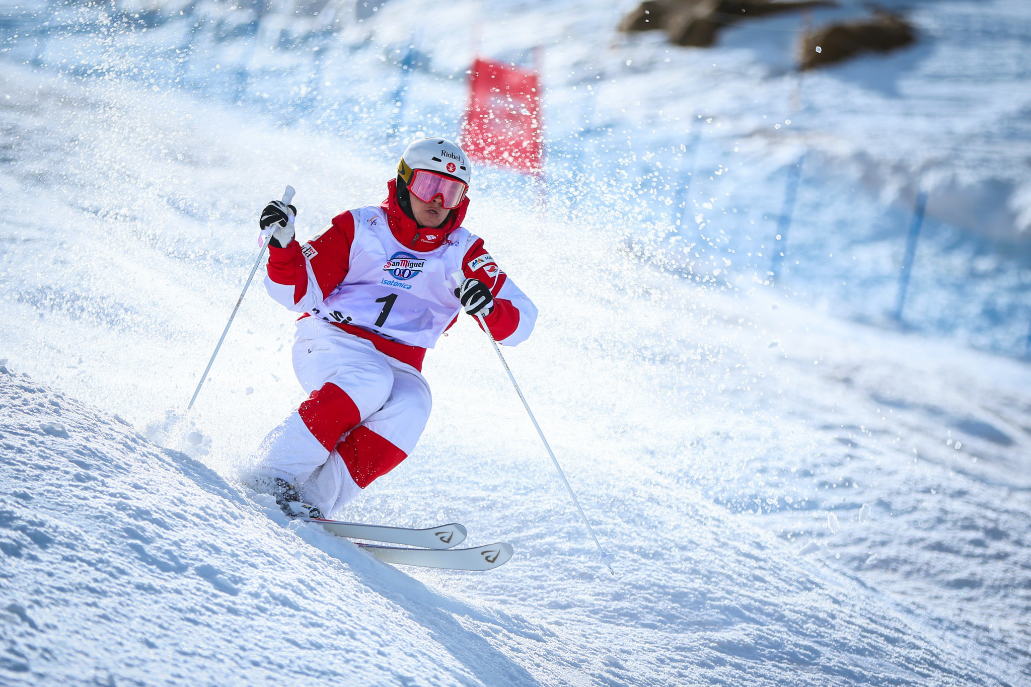 Canada's Mikael Kingsbury came out on top at the Moguls World Cup in Ruka earlier this month ©Getty Images