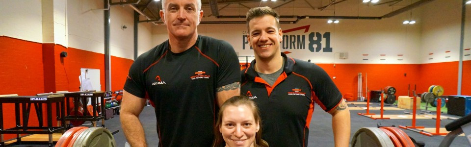 Sean Gaffney, Nathan Stephens and Nerys Pearce complete the Welsh powerlifting lineup ©Team Wales