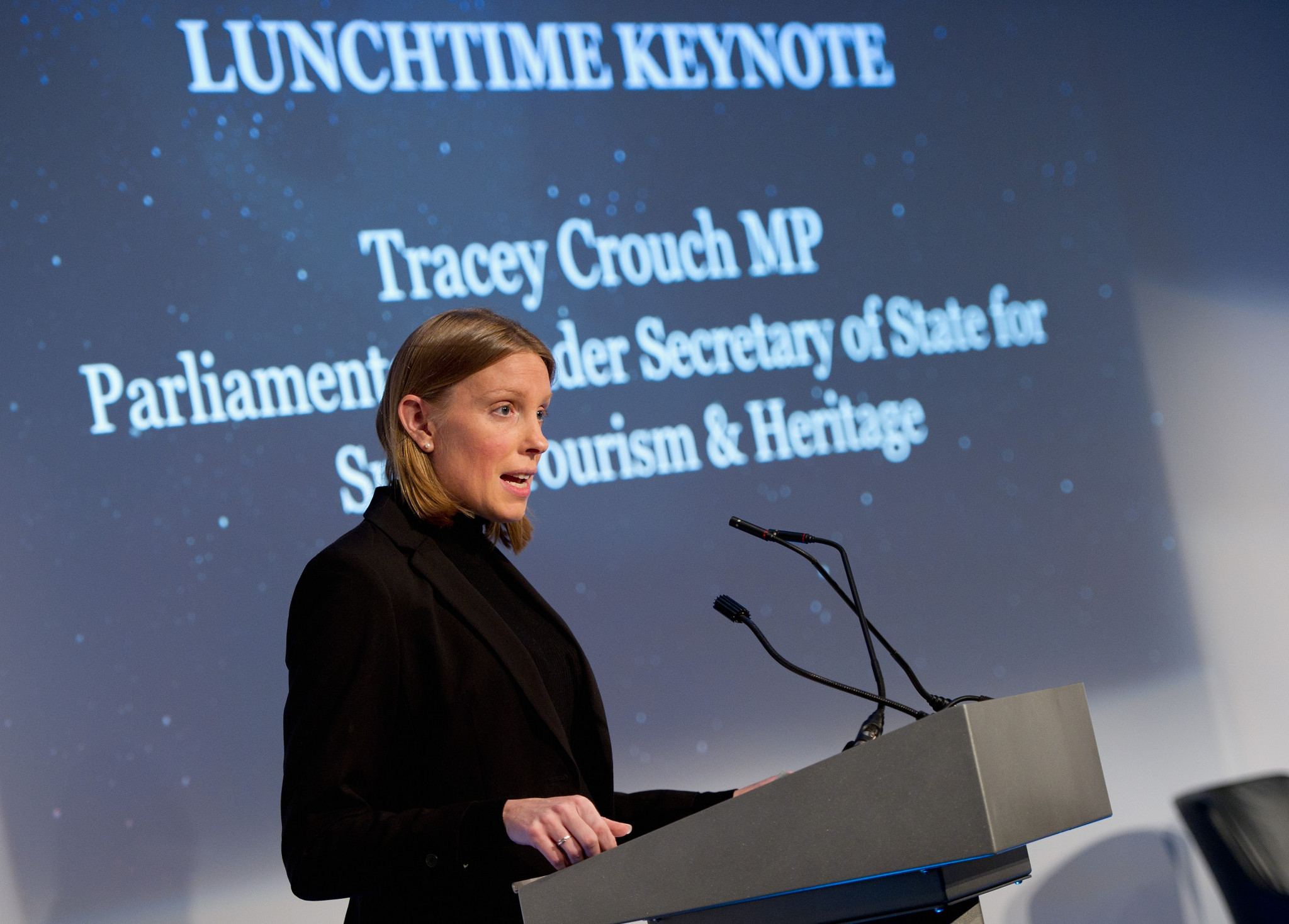 Tracey Crouch, pictured, was Sports Minister when Sport England launched their Code for Sports Governance in April 2017 ©Getty Images