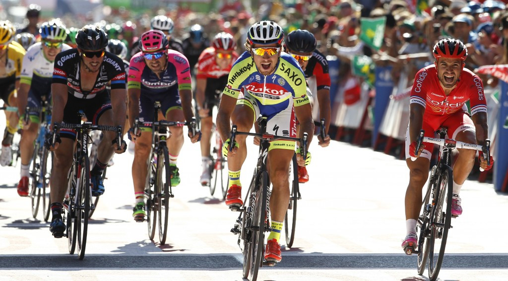 Sagan breaks winless streak with stage three victory at Vuelta a España 