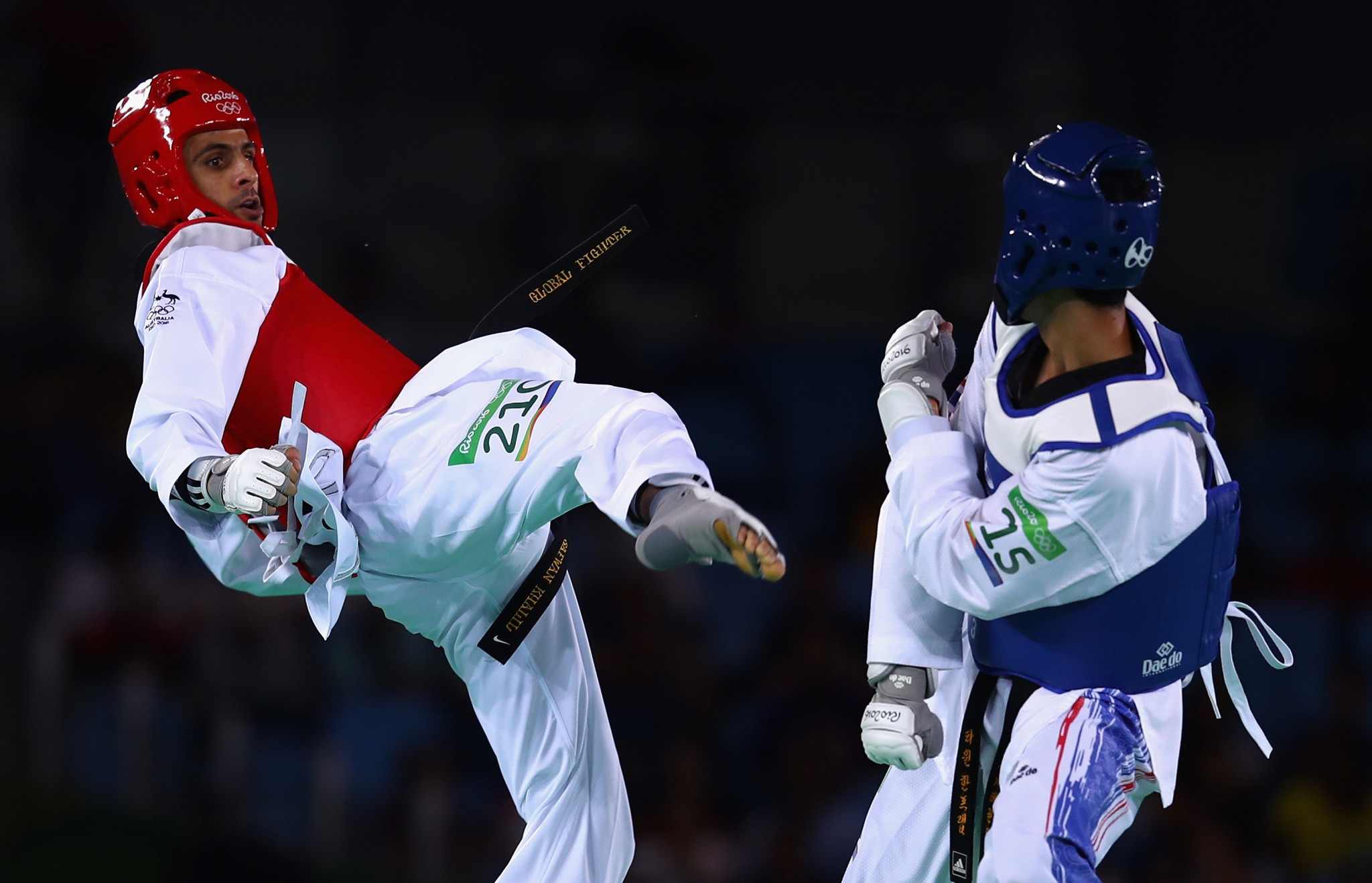 Safwan Khalil was one of four athletes that represented Australia in taekwondo at the Rio 2016 Olympic Games ©Getty Images