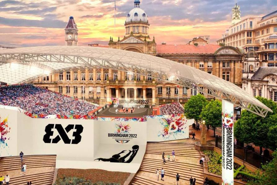 Wheelchair basketball looks set to be played in Victoria Square ©Birmingham 2022