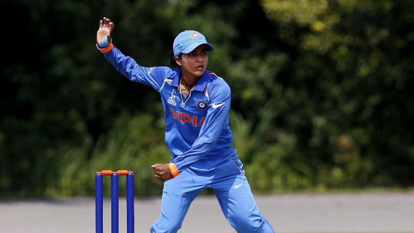 India's Ekta Bisht is the only player to be included in both the ODI and T20 teams ©ICC
