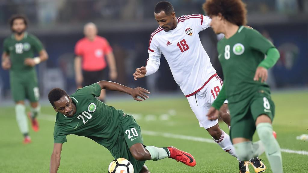 United Arab Emirates and Saudi Arabia played out a goalless draw in their Group A matches at the Gulf Cup ©Getty Images