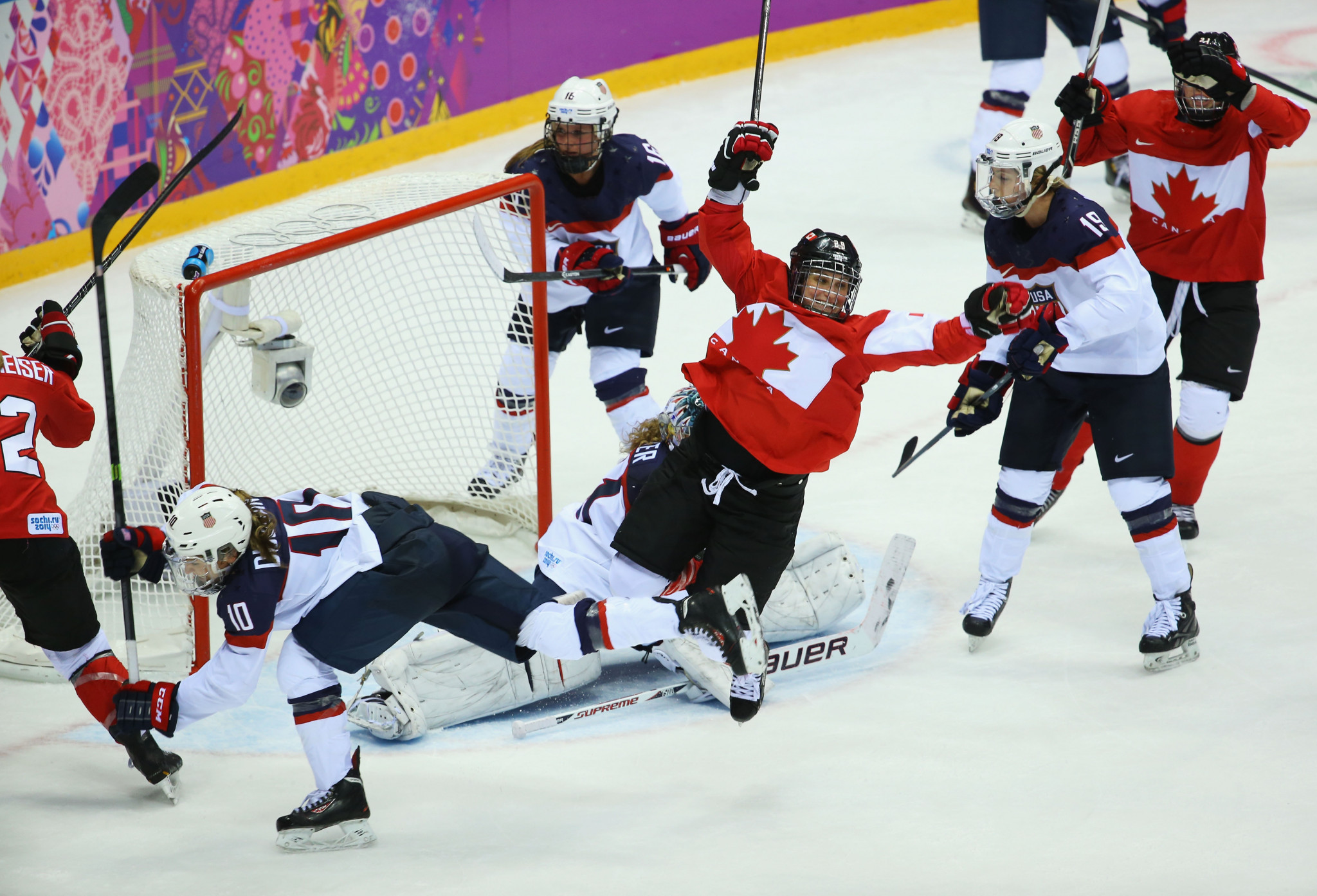 Canada are aiming for a fifth straight women's ice hockey gold medal at Pyeongchang 2018 ©Getty Images