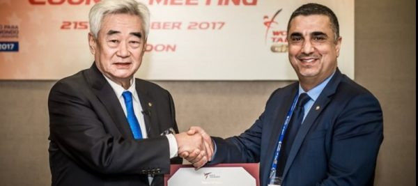 Usman Dildar, right, has been appointed Para-Taekwondo's chair of the Tokyo 2020 Games ©British Taekwondo