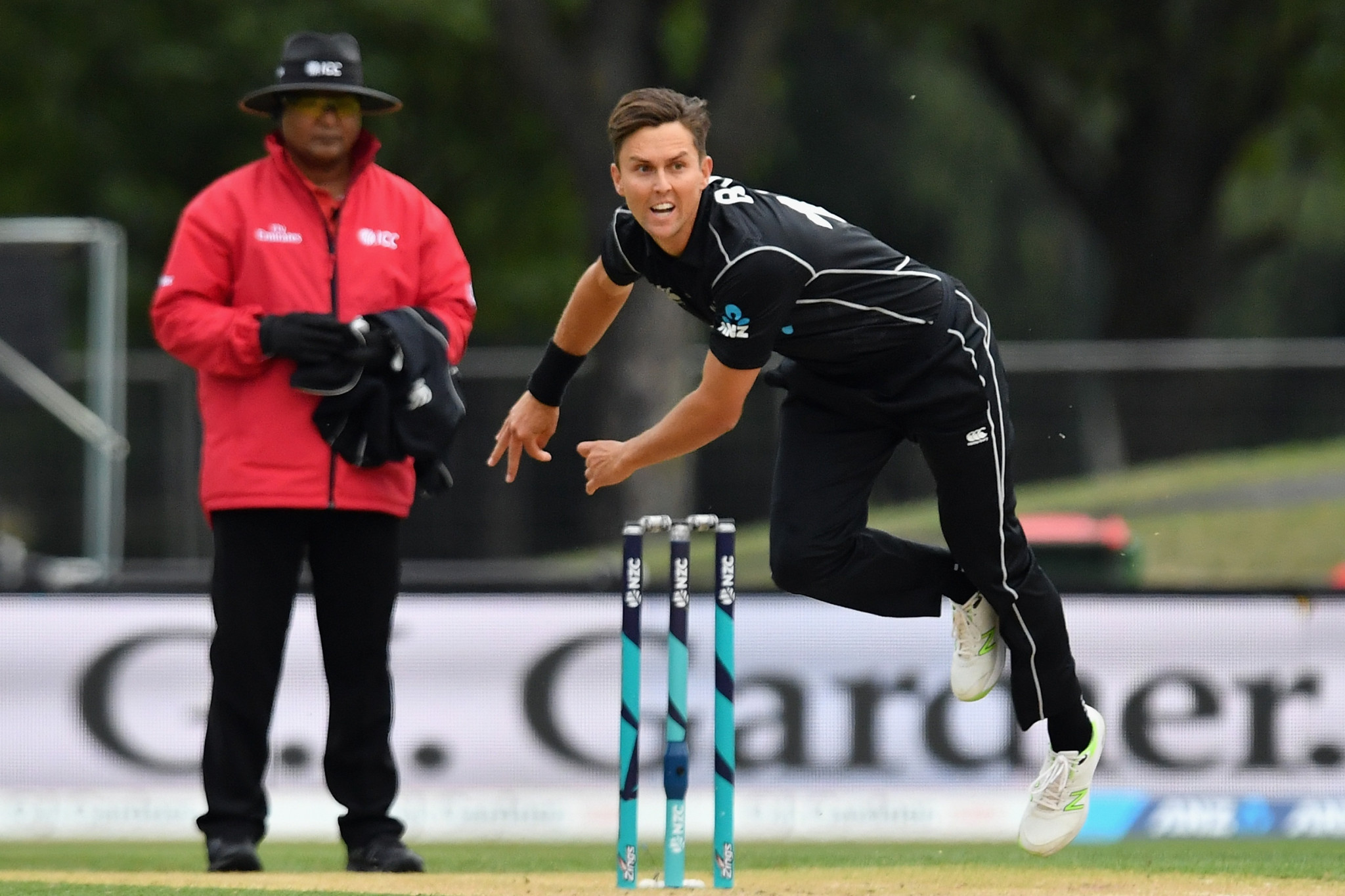 New Zealand's Trent Boult has moved up three places to fourth in the International Cricket Council One-Day International bowling rankings ©Getty Images