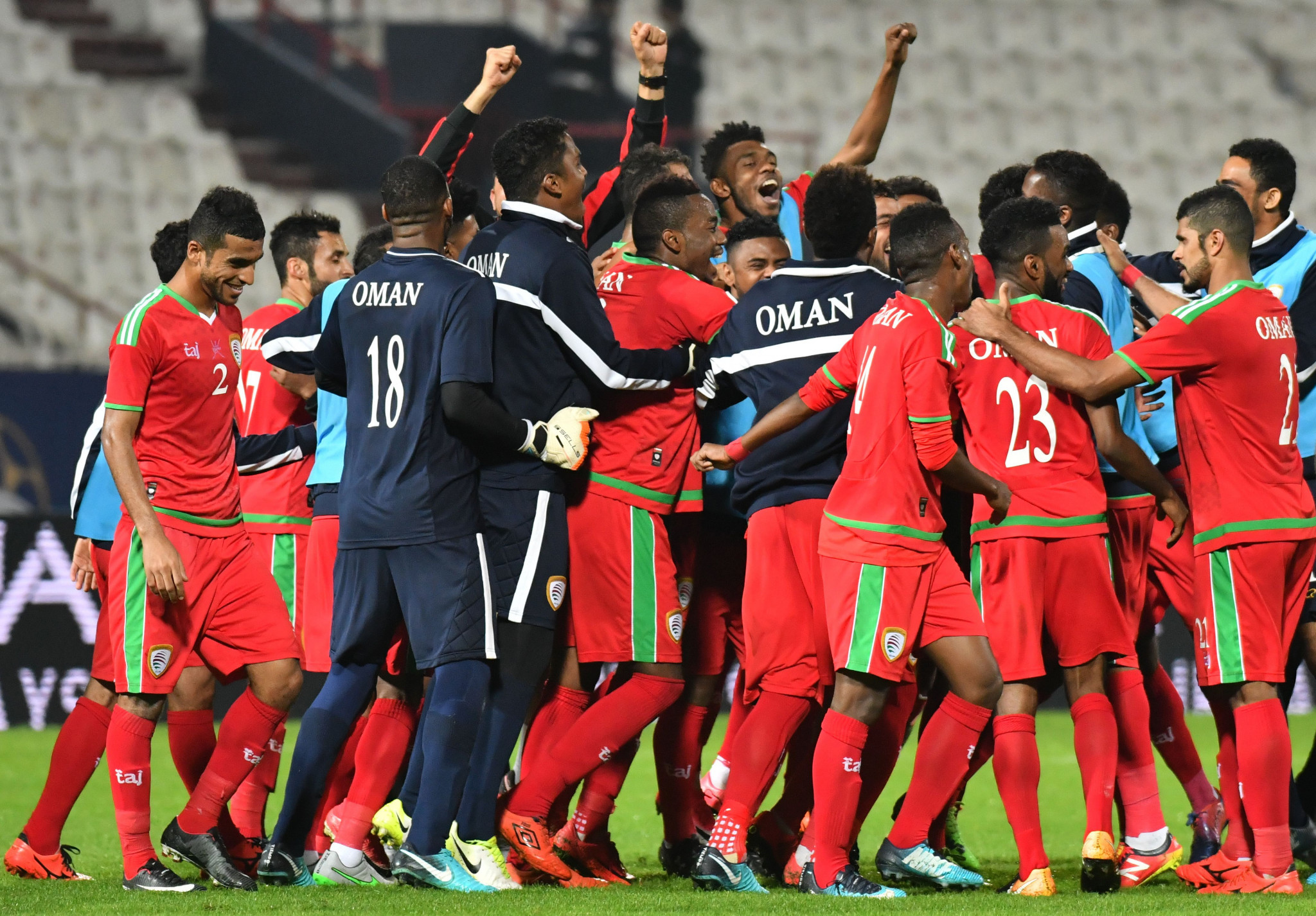 Oman shock Saudi Arabia and advance to last four of the Gulf Cup of Nations