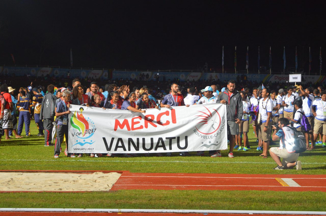 New Caledonia topped the standings at the Games with 47 gold medals ©Vanuatu 2017