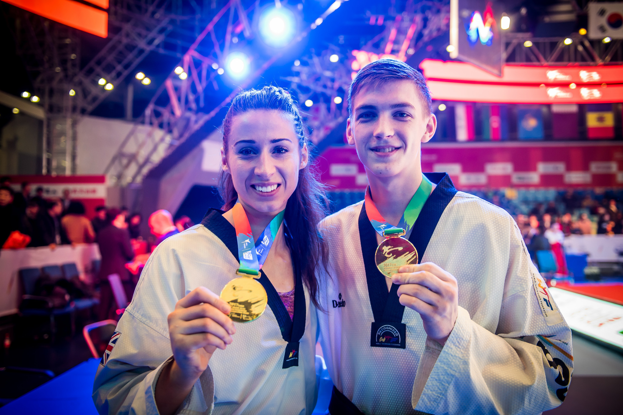 Great Britain's Bianca Walkden and Russia's Maksim Khramtcov won the respective women's over 67 kilograms and men's under 80kg gold medals at the inaugural event of the World Taekwondo Grand Slam Champions Series in Chinese city Wuxi ©World Taekwondo