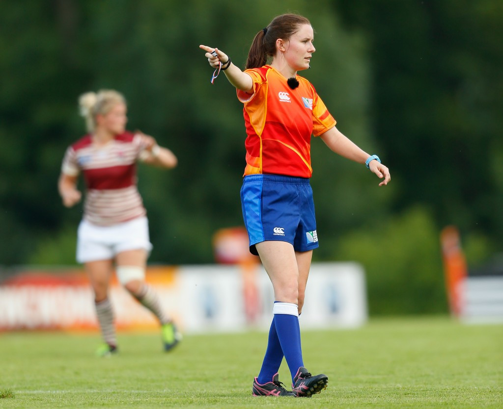 Australia's Amy Perrett is one of 10 referees selected for the World Rugby Women’s Sevens Series