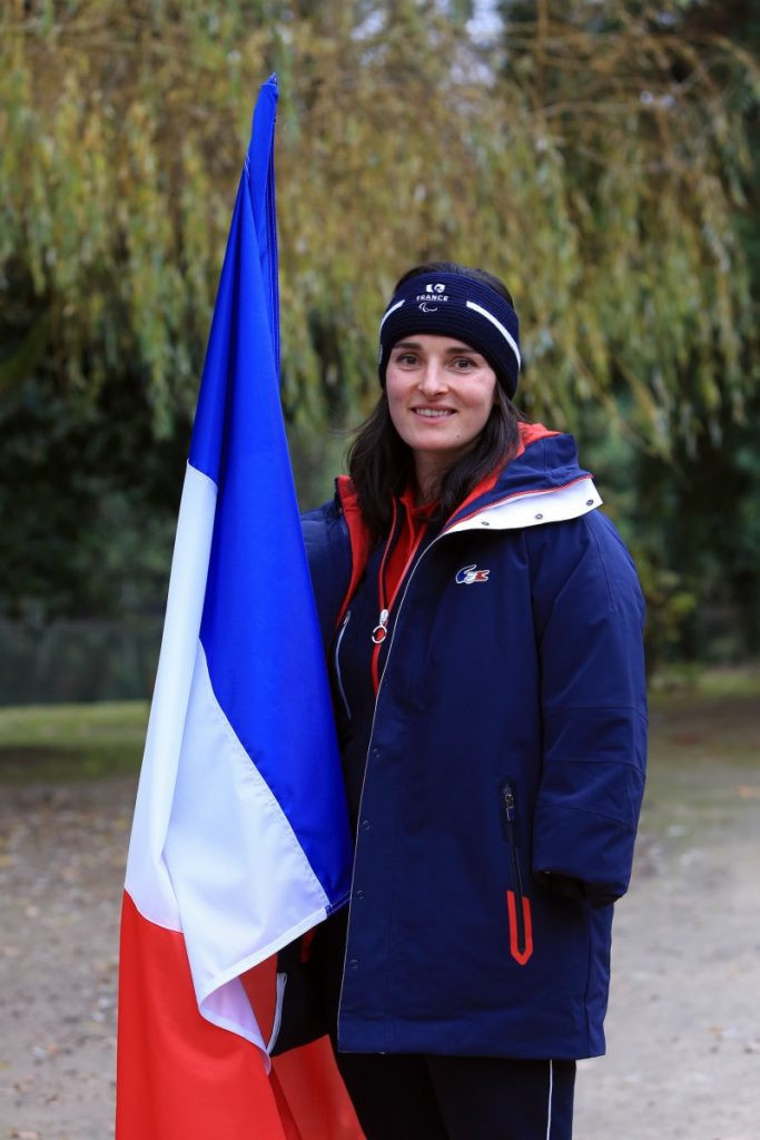 Marie Bochet will act as Flagbearer for the French team in Pyeongchang ©CPSF